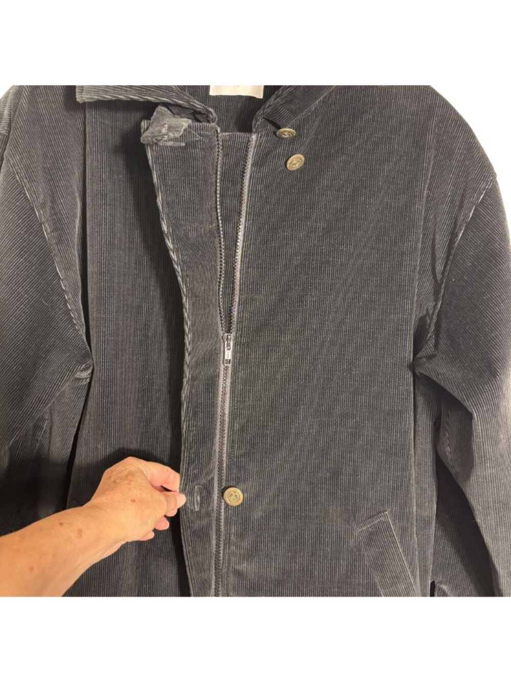 Vintage Black DonCaster Corduroy Jacket Casual/Chore/Retro Style - Picture 5 of 16